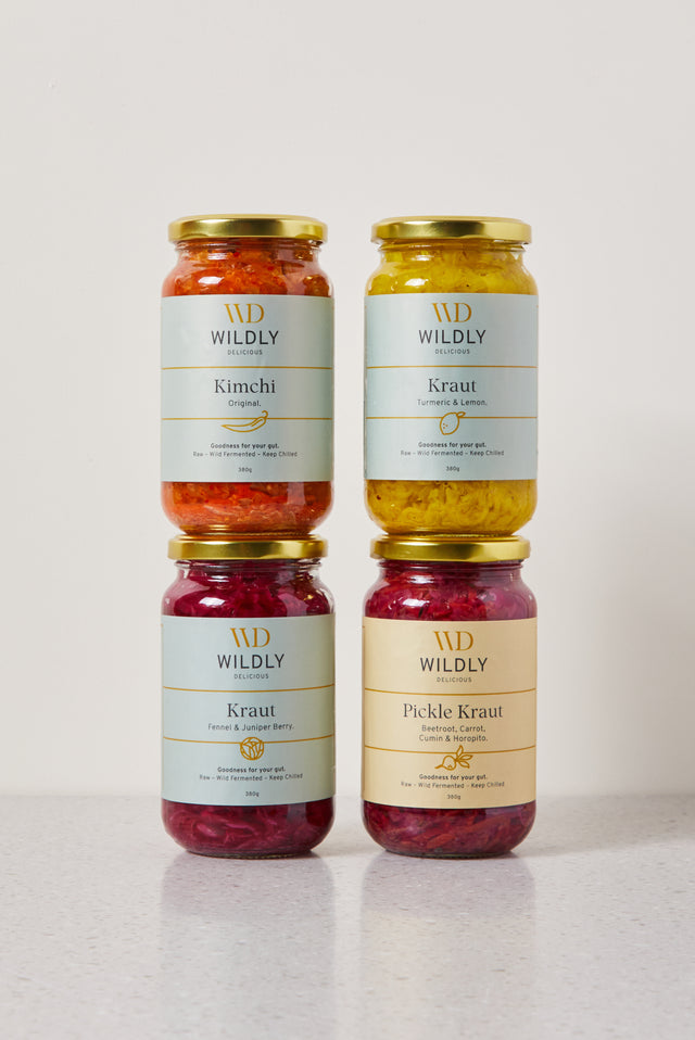 Mixed Kimchi & Kraut Pack (4 Pack)