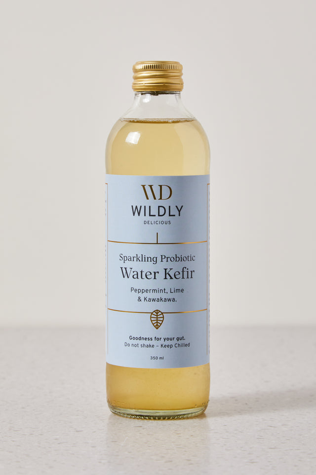 Water Kefir, Peppermint Lime and Kawakawa