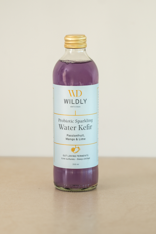 Water Kefir, Passionfruit, Mango & Lime (New!)