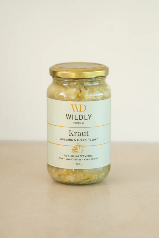 Kraut, Jalapeño & Green Pepper (New!)