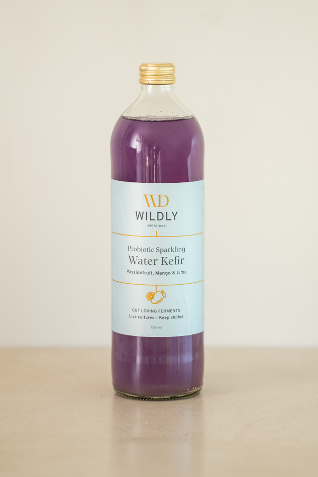 Water Kefir, Passionfruit, Mango & Lime (New!)