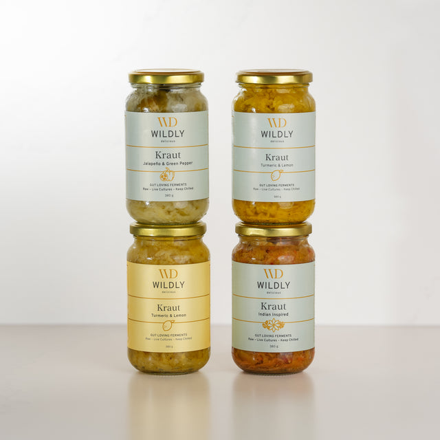 Mixed Kimchi & Kraut Pack (4 Pack)
