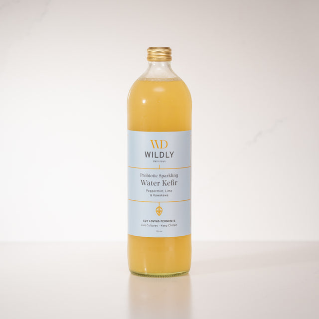 Water Kefir, Peppermint Lime and Kawakawa