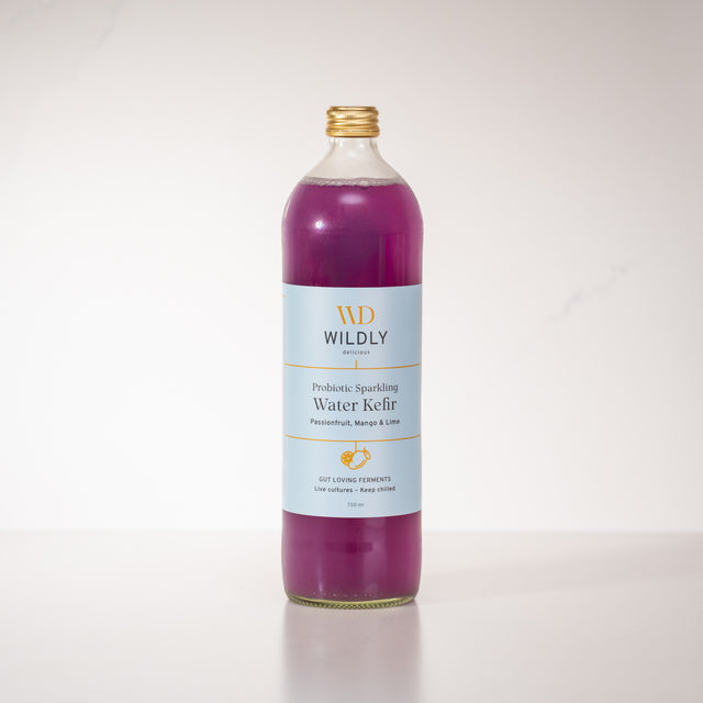Water Kefir, Passionfruit, Mango & Lime (New!)