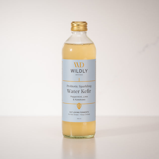 Water Kefir, Peppermint Lime and Kawakawa