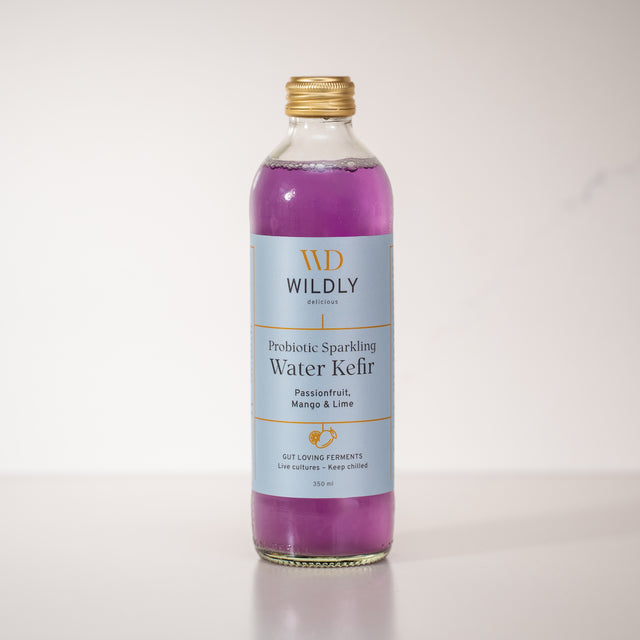 Water Kefir, Passionfruit, Mango & Lime (New!)