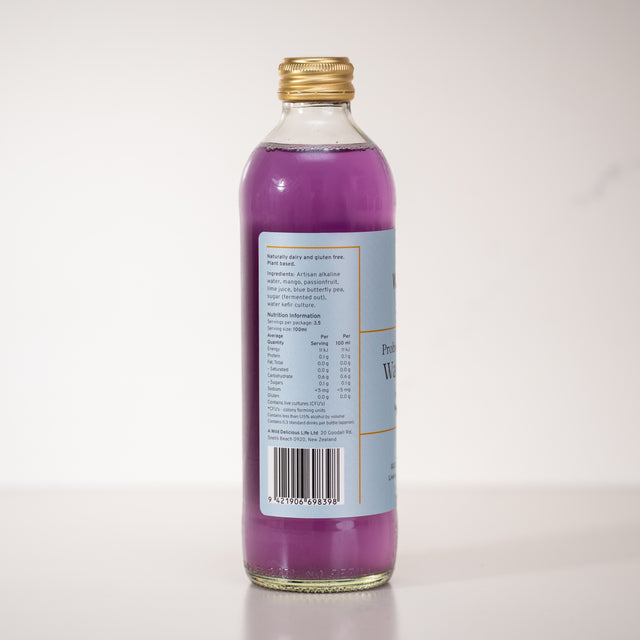 Water Kefir, Passionfruit, Mango & Lime (New!)