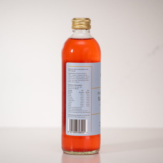 Water Kefir, Raspberry Lemon Ginger