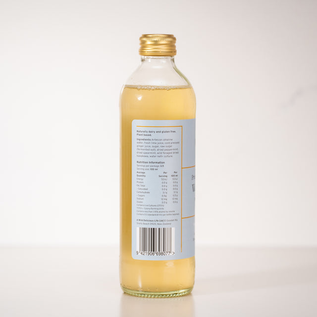 Water Kefir, Peppermint Lime and Kawakawa