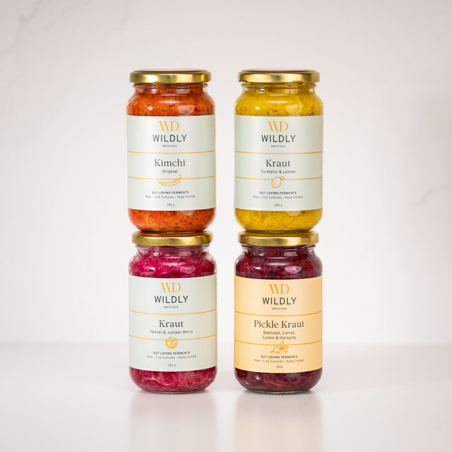 Mixed Kimchi & Kraut Pack (4 Pack)