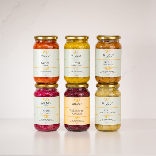 Mixed Kimchi & Kraut Pack (6 Pack)