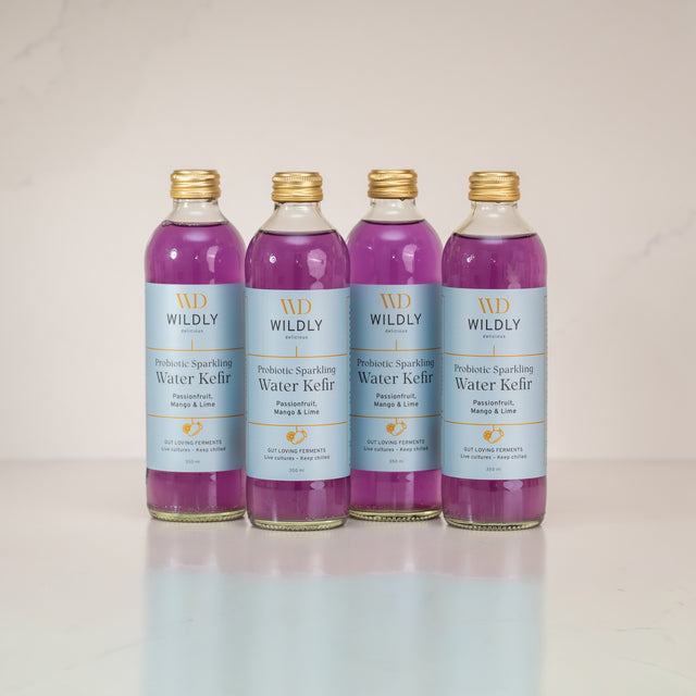 Water Kefir, Passionfruit, Mango & Lime (New!)