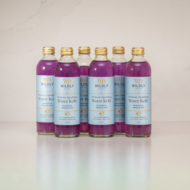 Water Kefir, Passionfruit, Mango & Lime (New!)