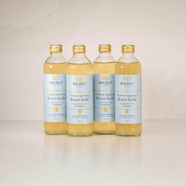 Water Kefir, Peppermint Lime and Kawakawa