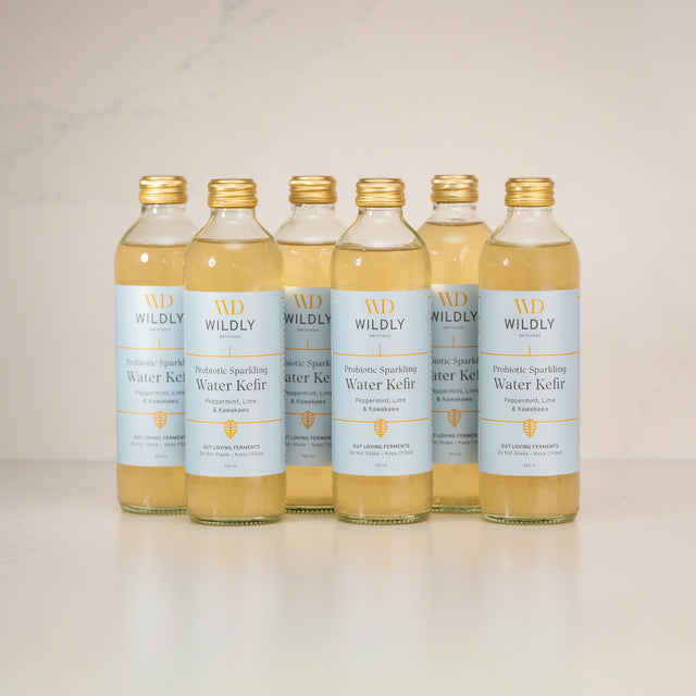 Water Kefir, Peppermint Lime and Kawakawa