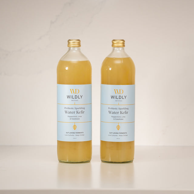 Water Kefir, Peppermint Lime and Kawakawa