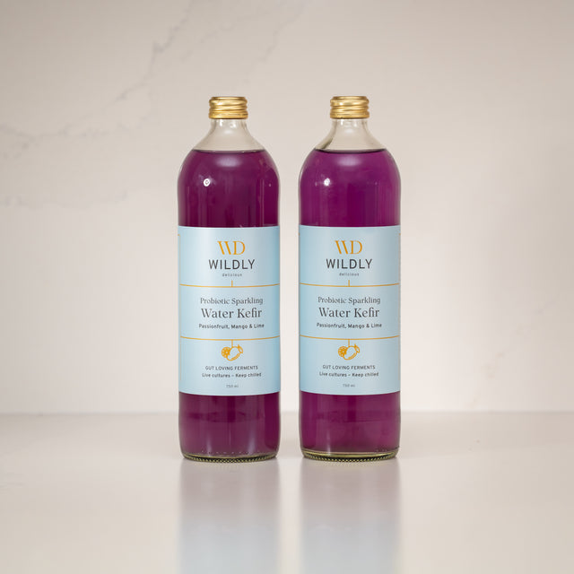 Water Kefir, Passionfruit, Mango & Lime (New!)