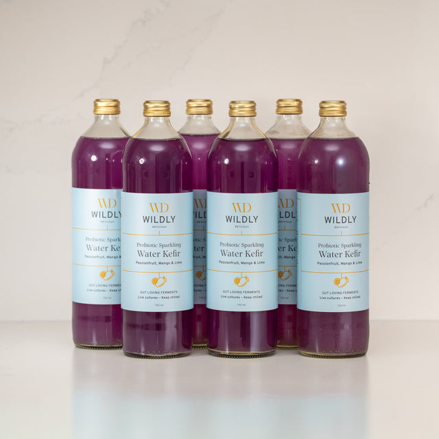 Water Kefir, Passionfruit, Mango & Lime (New!)