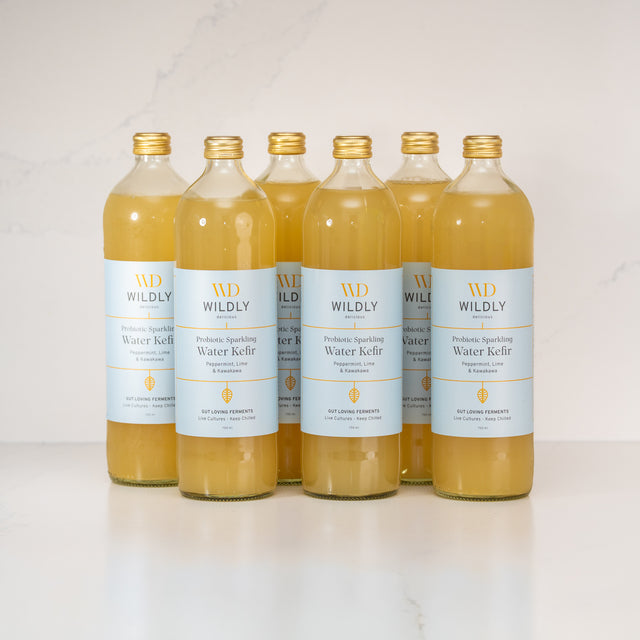 Water Kefir, Peppermint Lime and Kawakawa