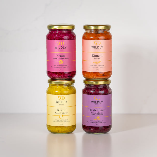 Mixed Kimchi & Kraut Pack (4 Pack)