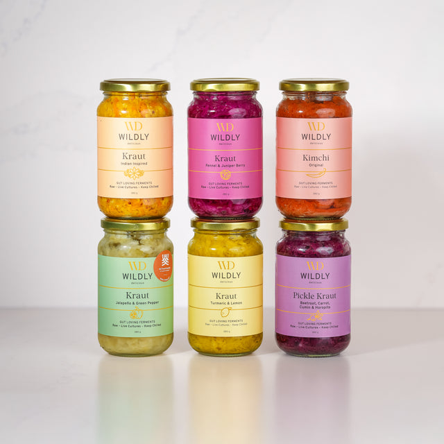 Mixed Kimchi & Kraut Pack (6 Pack)